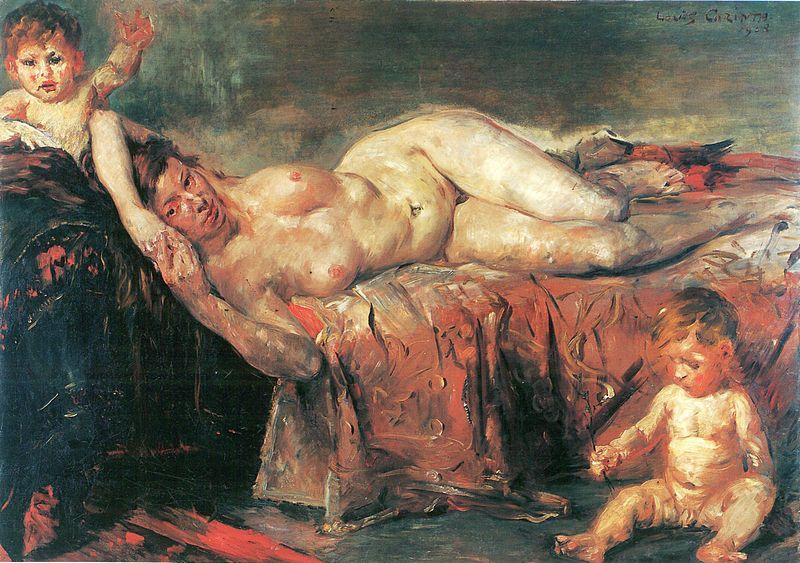 Lovis Corinth Die Nacktheit Sweden oil painting art